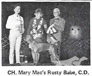 Mary Mac's Rusty Babe
